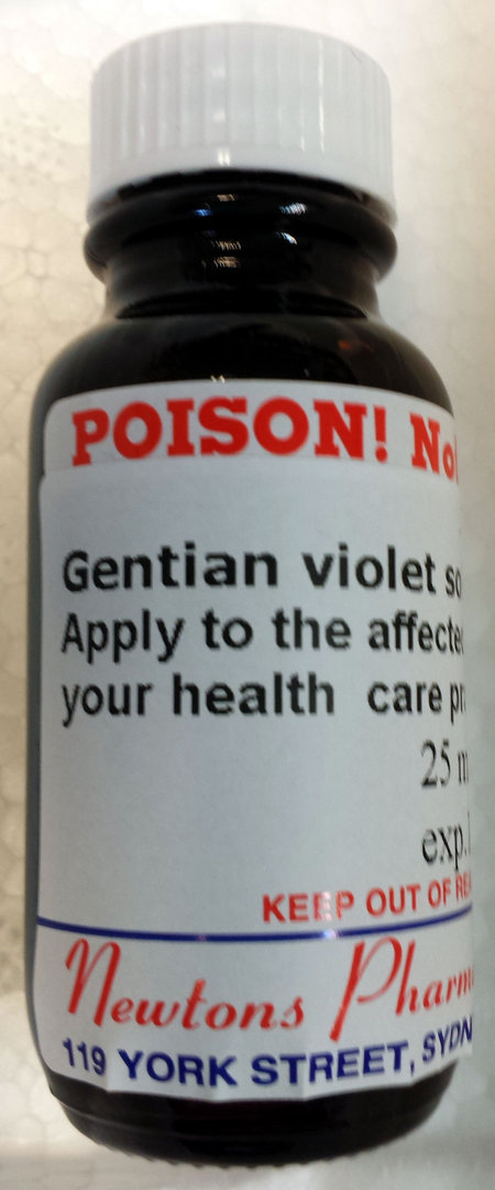 gentian violet 1   25 ml