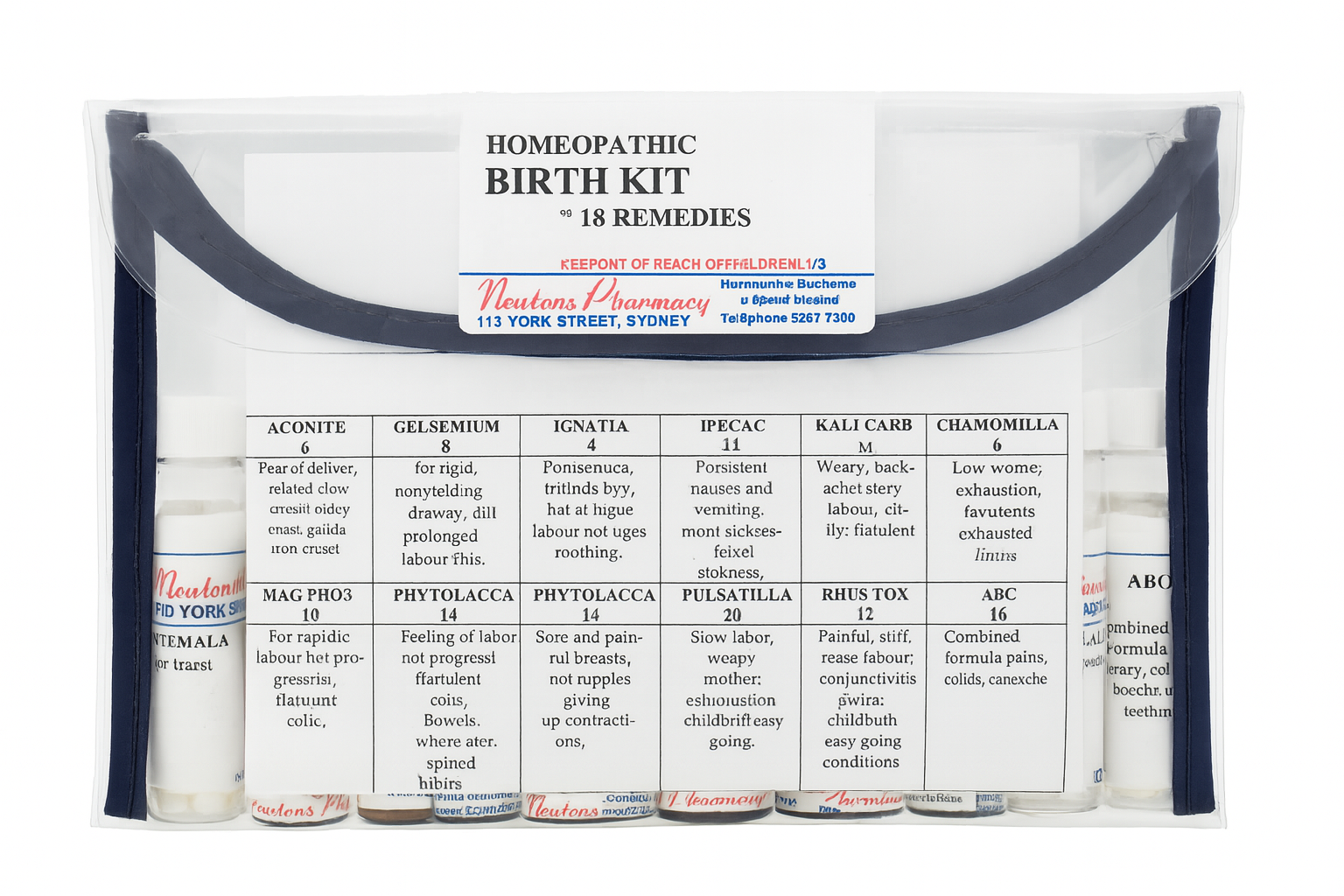 HOMOEOPATHIC BIRTH KIT