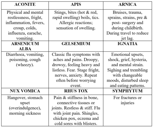 HOMEOPATHIC KIT 9 REMEDIES