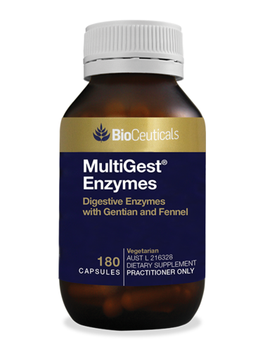 Bioceuticals MultiGest Enzymes 180 Capsules