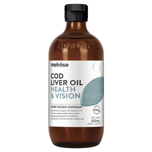 Melrose Cod Liver Oil Health and Vision 500 ml
