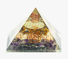 Amethyst Sunstone Pyramid
