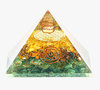 Jade Tiger Eye Citrine Pyramid