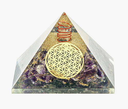 Amethyst Orgone Pyramid