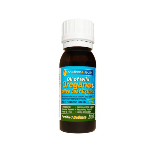 Solution4Health Organic Oil of Wild Oregano with Olive Leaf Extract