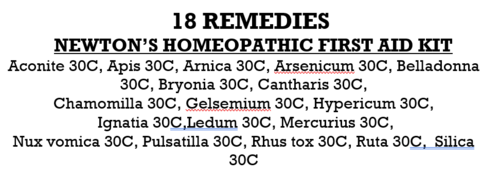 HOMEOPATHIC FIRST AID KIT