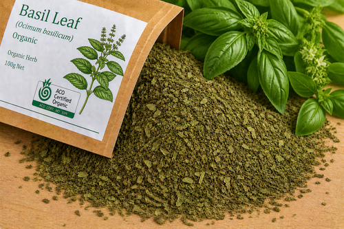 Sweet Basil Leaf Cert Organic